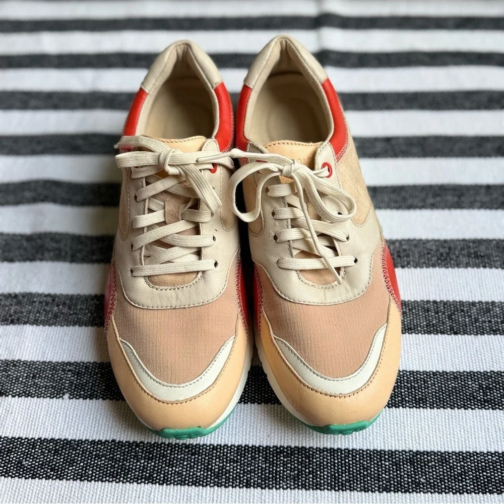 Cole Haan Cream, Coral & Peach Women’s Sneakers